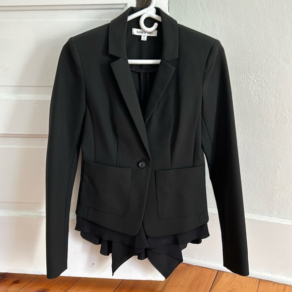Elizabeth and James 0 black suit blazer - Picture 3 of 6